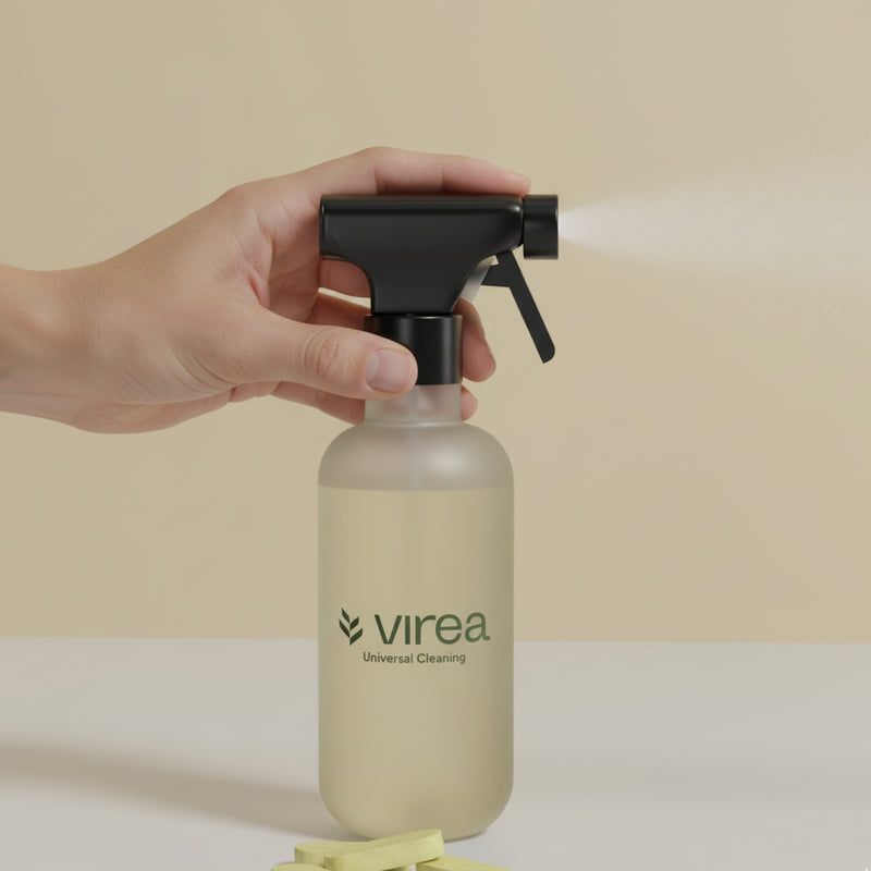 All-purpose cleaning tablets 3-pack with glass bottle